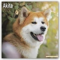 Akitas 2022 - 18-Monatskalender mit freier DogDays-App