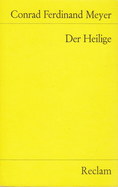 Der Heilige: Novelle (Reclams Universal-Bibliothek)