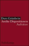 Antike Dispositionen