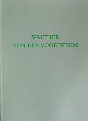 Walther von der Vogelweide. Wege der Forschung, Bd. 112