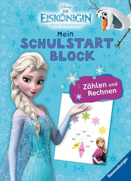 Disney Die Eiskönigin Mein Schulstartblock: Zählen und Rechnen