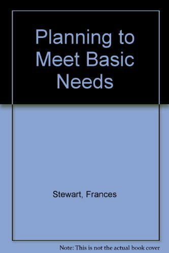 Planning to Meet Basic Needs