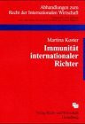 Immunität internationaler Richter