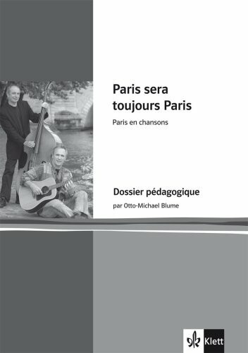 Paris en Chanson, Livret pedagogique