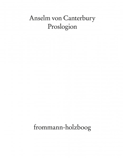 Proslogion