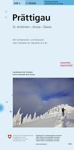 Prättigau Skitourenkarte 1:50'000