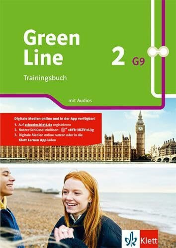 Green Line 2 G9: Trainingsbuch mit Audios Klasse 6 (Green Line G9. Ausgabe ab 2019)