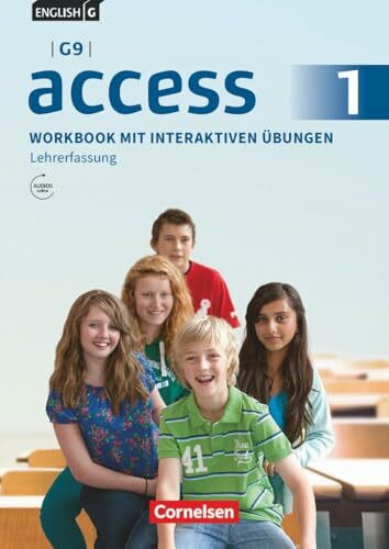 Access|NULL|G9 - Ausgabe 2019|Band 1: 5. Schuljahr|NULL|NULL|Workbook mit interaktiven Übungen online - Lehrkräftefassung|Mit Audio-CD, Audios online und MyBook