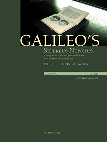 Galileo's Sidereus nuncius: A comparison of the proof copy (New York) with other paradigmatic copies (Vol. I). Needham: Galileo makes a book: the ... Needham, Galileo Makes a Book (Galileo's O)
