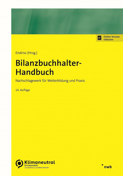 Bilanzbuchhalter-Handbuch: Nachschlagewerk für Weiterbildung und Praxis. (NWB Bilanzbuchhalter)