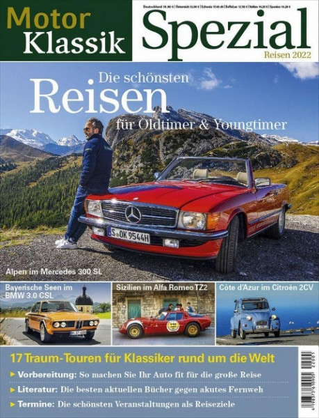 Motor Klassik Spezial - Die schönsten Oldtimer-Reisen