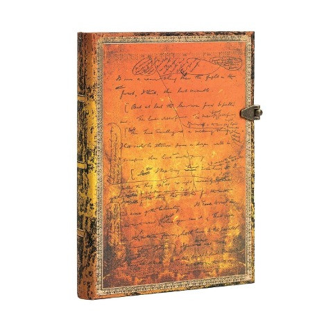 Hardcover Notizbuch 75. Todestag von H.G. Wells Midi Unliniert