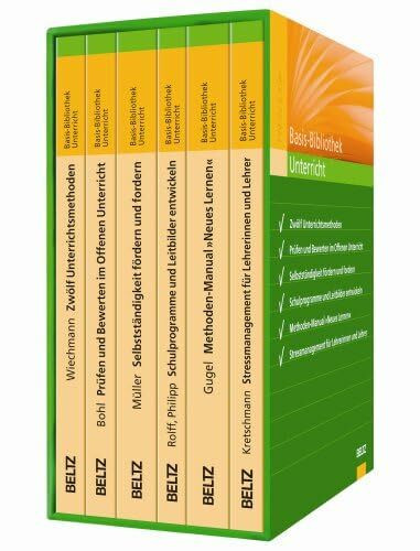 Basis-Bibliothek Unterricht: Grundwissen für alle Lehrerinnen und Lehrer. 6 Bände im Schuber (Beltz Pädagogik)