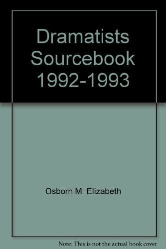 Dramatists Sourcebook 1992-93