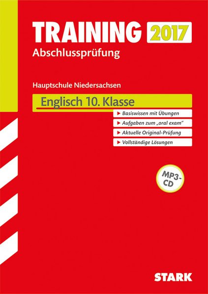 STARK Training Abschlussprüfung Hauptschule Niedersachsen - Englisch, mit CD