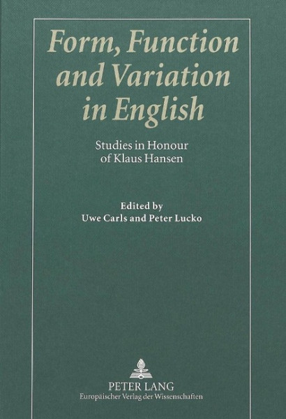 Form, Function and Variation in English