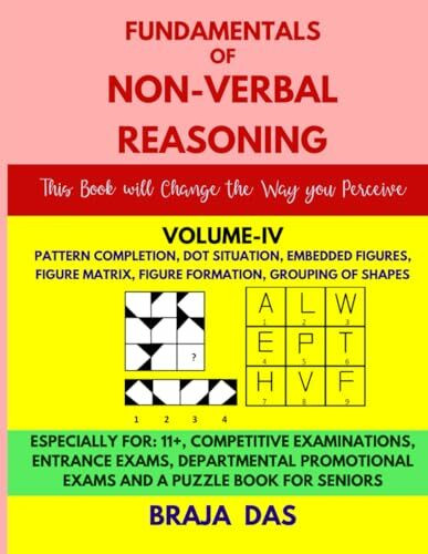 FUNDAMENTALS OF NON-VERBAL REASONING, VOLUME-IV