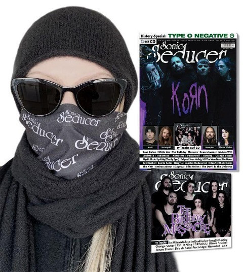 Sonic Seducer 02/2022 mit Mund-Nasen-Abdeckung