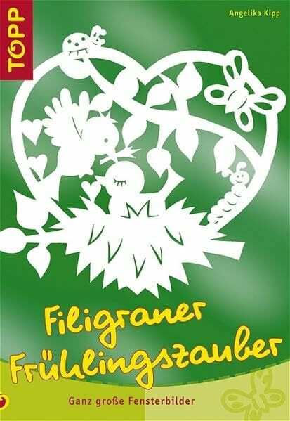 Filigraner Frühlingszauber: Ganz grosse Fensterbilder aus Papier