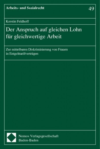 Der Anspruch auf gleichen Lohn für gleichwertige Arbeit