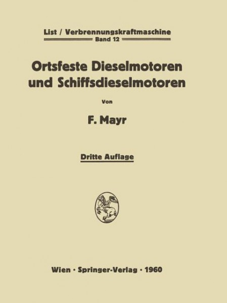 Ortsfeste Dieselmotoren und Schiffsdieselmotoren