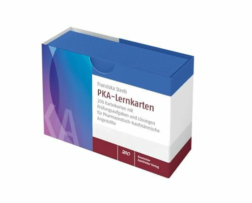 PKA-Lernkarten: 200 Karteikarten mit Prüfungsaufgaben und Lösungen für Pharmazeutisch-kaufmännische Angestellte