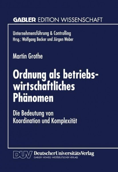 Ordnung als betriebswirtschaftliches Phänomen