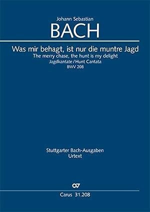 Johann Sebastian Bach-The Merry Chase The Hunt Is My Delight-Soli SSTB, SSTB and Orchestra-SCORE Johann Sebastian Bach-The Merry Chase The Hunt Is My Delight-Soli SSTB, SSTB and Orchestra-SCORE