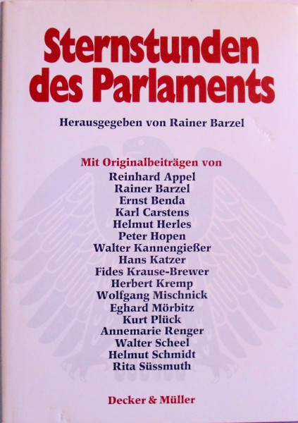 Sternstunden des Parlaments