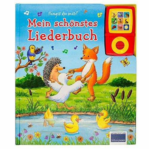 Mein schönstes Liederbuch - Pappbilderbuch und abnehmbarer Musikspieler - Liederbuch mit 15 beliebten Kinderliedern