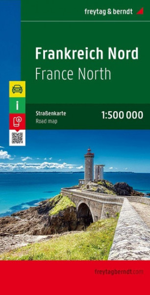 Frankreich Nord / France Nord 1 : 500 000. Autokarte, Straßenkarte
