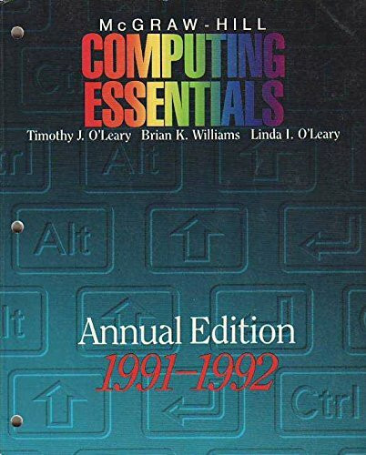 McGraw-Hill Computing Essentials: Annual Edition 1991-1992 (Schaum's Outlines)