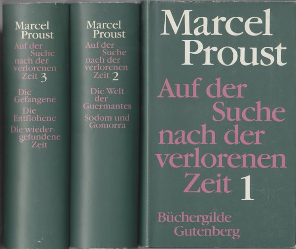 Auf Der Suche Nach Der Verlorenen Zeit. 3 Bände (Gesamtausgabe)