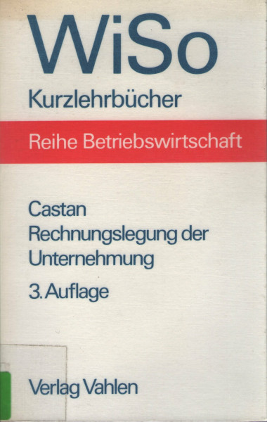 Rechnungslegung der Unternehmung