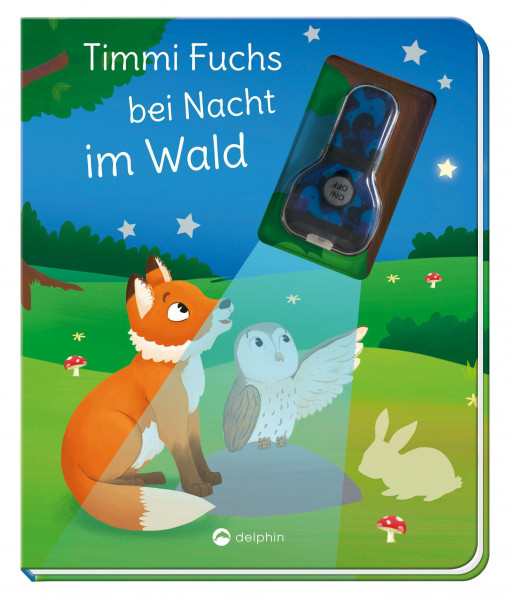 Timmi Fuchs bei Nacht im Wald