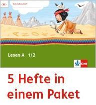 Mein Indianerheft. Lesen A. Arbeitsheft Klasse 1/2 (5-er Paket)