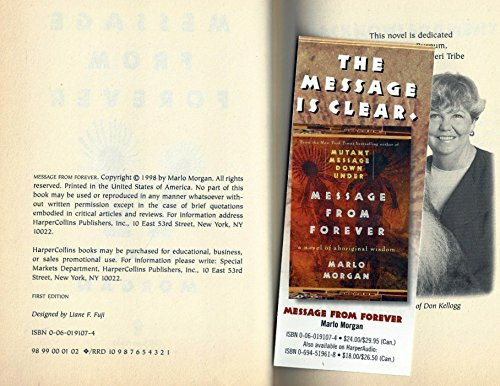 Message from Forever: A Novel of Aboriginal Wisdom