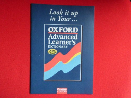 Look It up in Your Oxford Advanced Learner's Dictionary: Workbook