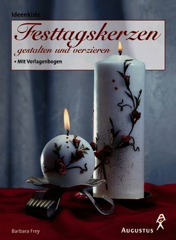 Festtagskerzen gestalten und verzieren