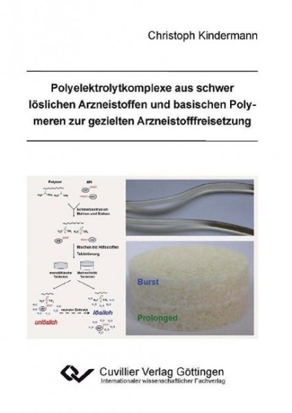 Polyelektrolytkomplexe aus schwer löslichen Arzneistoffen und basischen Polymeren zur gezielten Arzn