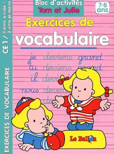Français CE1 Exercices de Vocabulaire