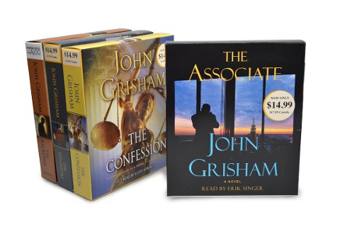 John Grisham CD Audiobook Bundle #2: The Associate; The Confession; The Litigators; The Racketeer