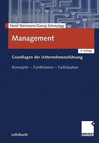 Management. Grundlagen der Unternehmensführung
