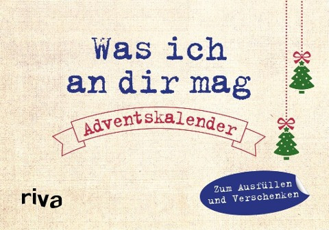 Was ich an dir mag - Adventskalender