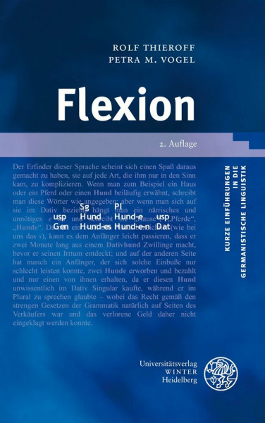 Flexion (Kurze Einführungen in die germanistische Linguistik - KEGLI, Band 7)