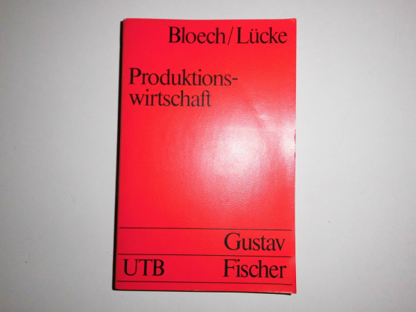 Produktionswirtschaft.
