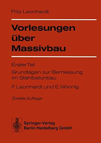 Vorlesungen über Massivbau: Teil 1: Grundlagen zur Bemessung im Stahlbetonbau