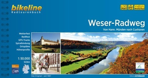 Weser-Radweg 1:50.000