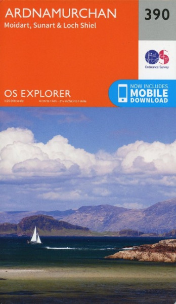 Ardnamurchan, Moidart, Sunart and Loch Shiel 1 : 25 000
