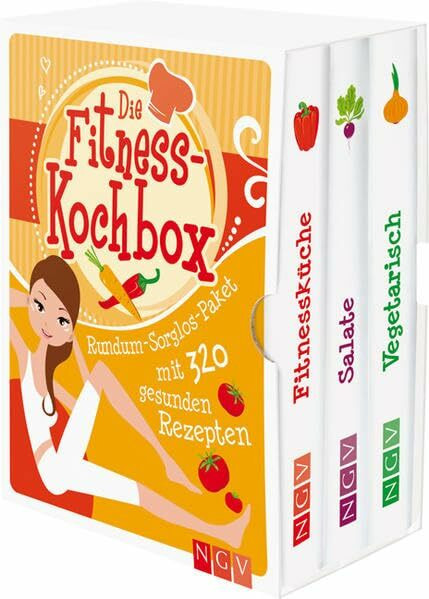 Die Fitness-Kochbox: Rundum-Sorglos-Paket mit 320 gesunden Rezepten